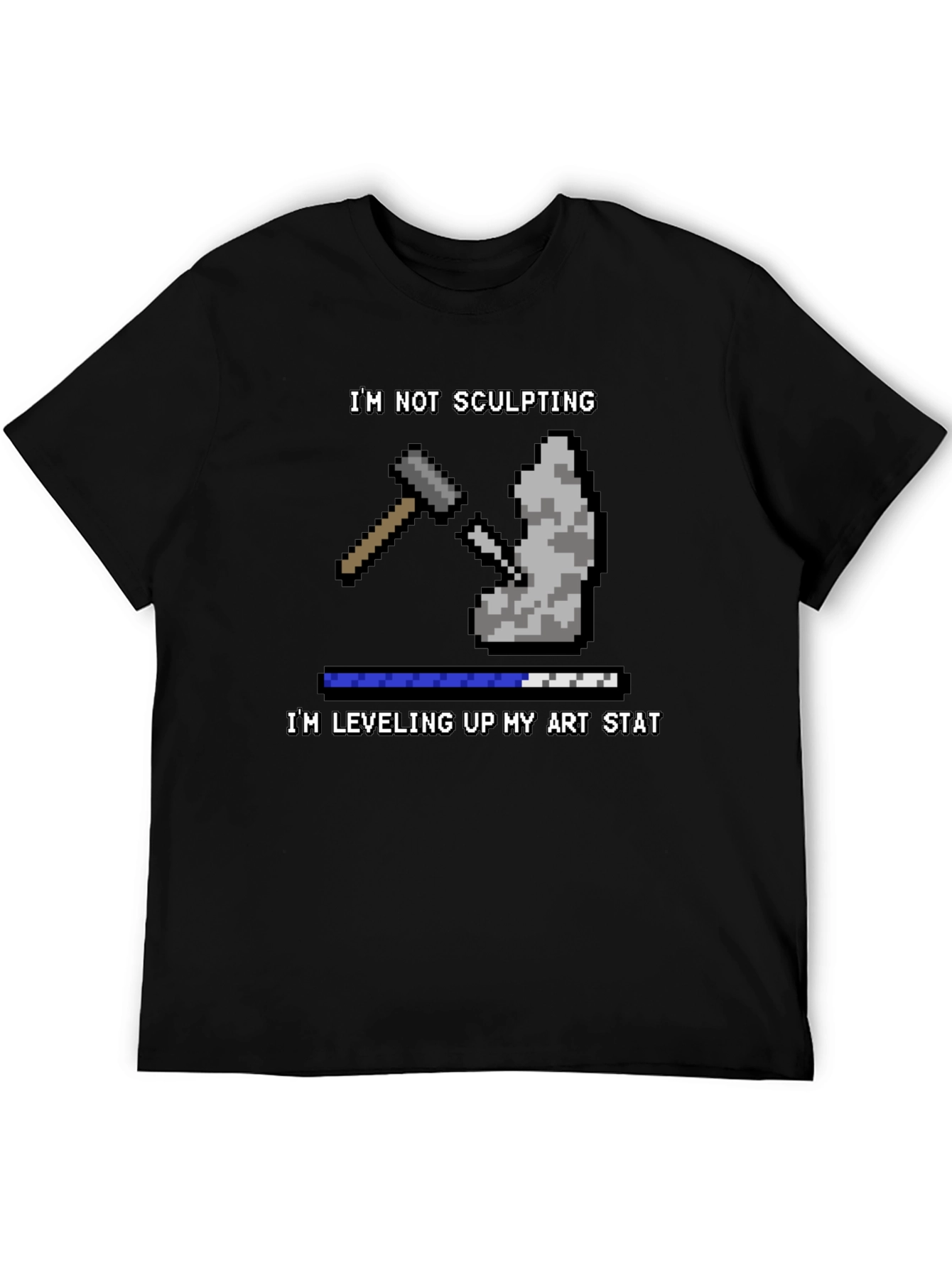 Pixel Art Sculpting T-Shirt - Level Up Your Style!