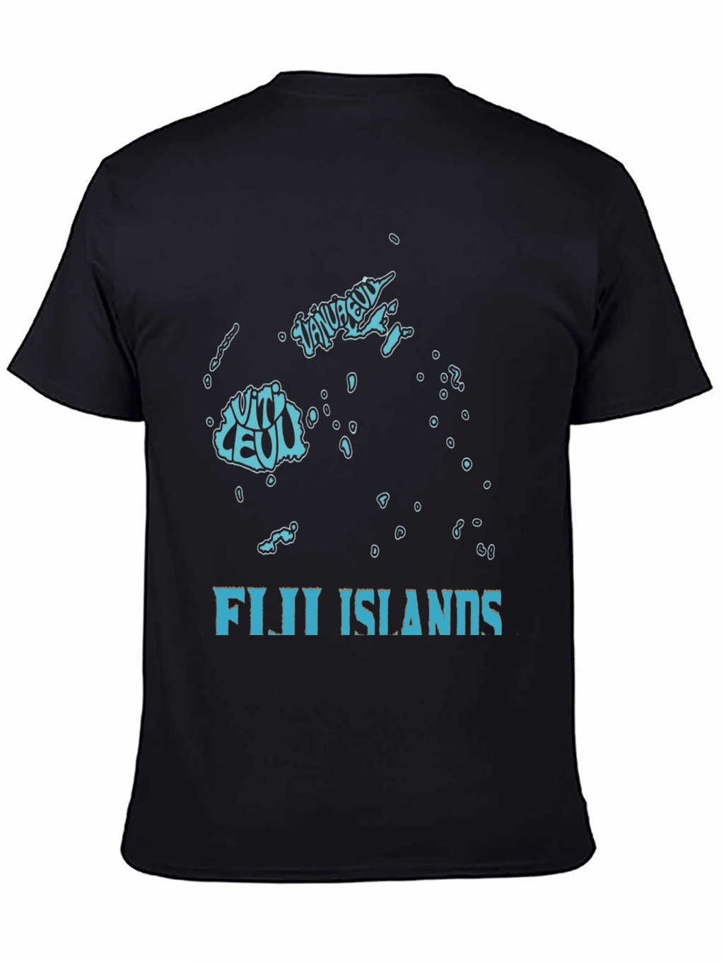 Fiji Islands Map Graphic T-Shirt