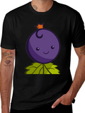 Cute Berry Cartoon Graphic T-Shirt