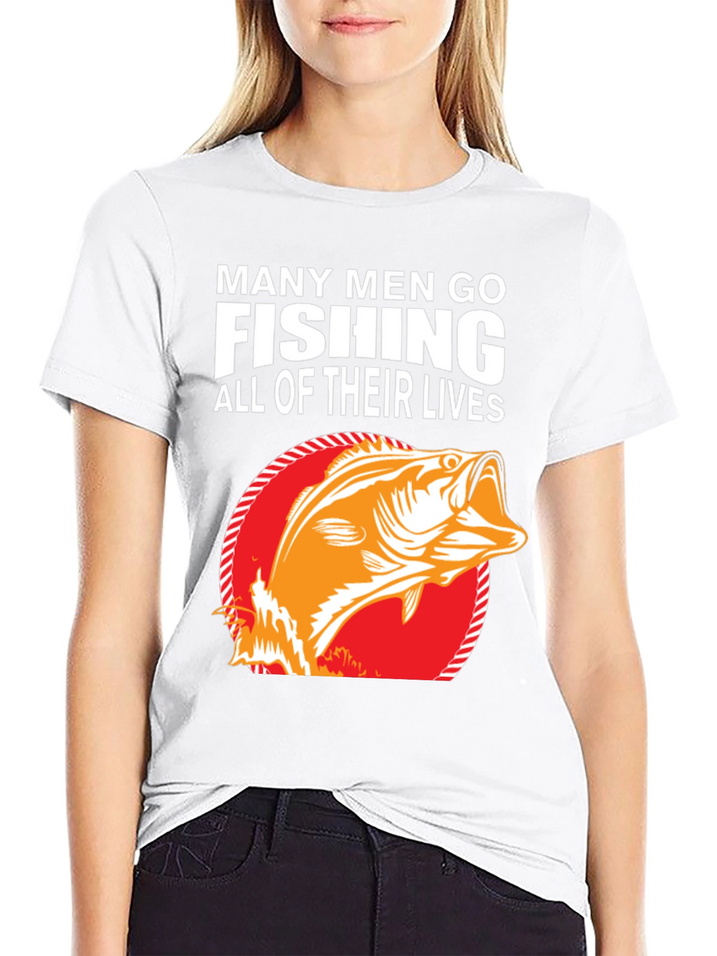 Fishing T-Shirt - Many Men Go Fishing