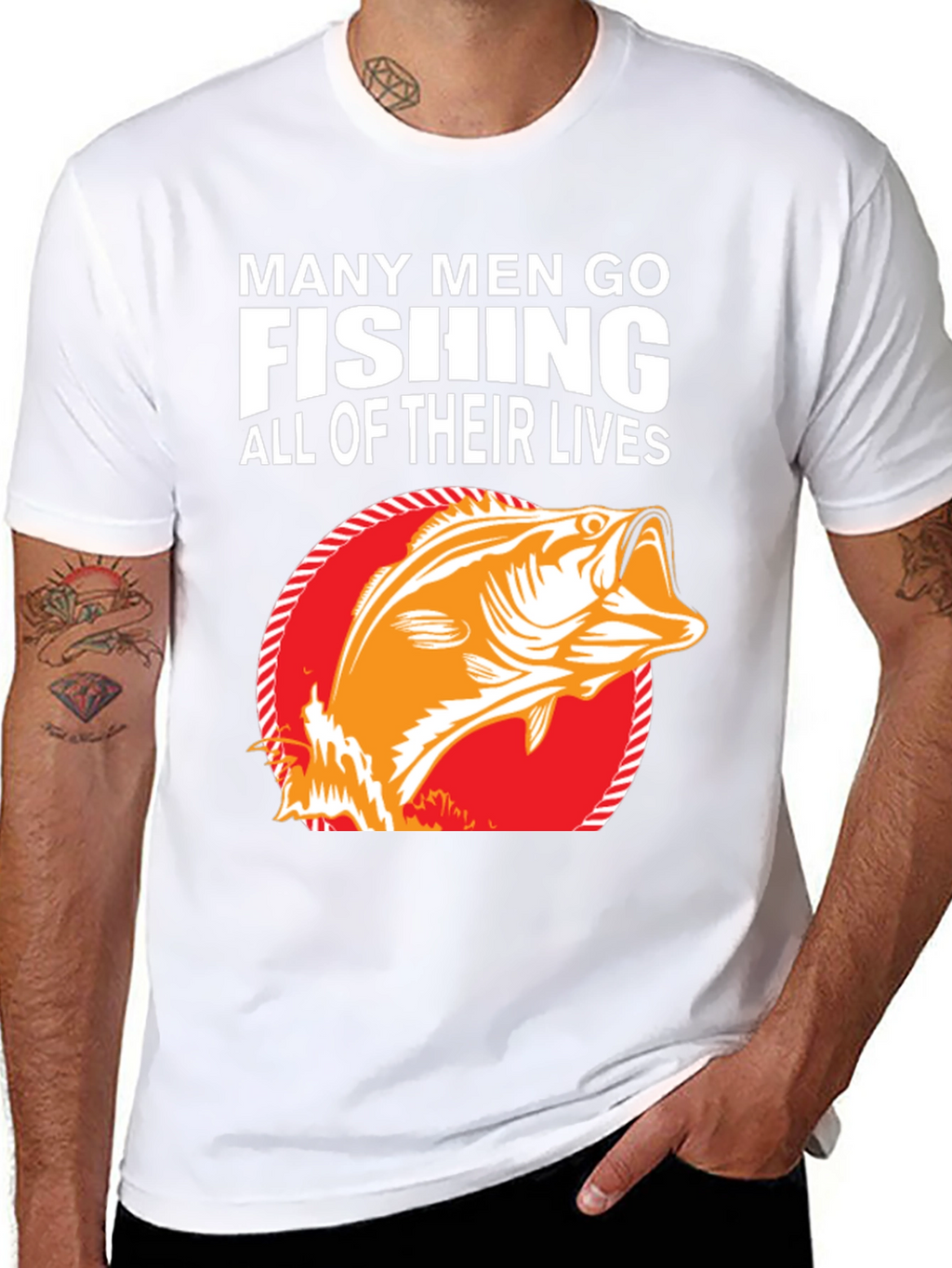 Fishing T-Shirt - Many Men Go Fishing