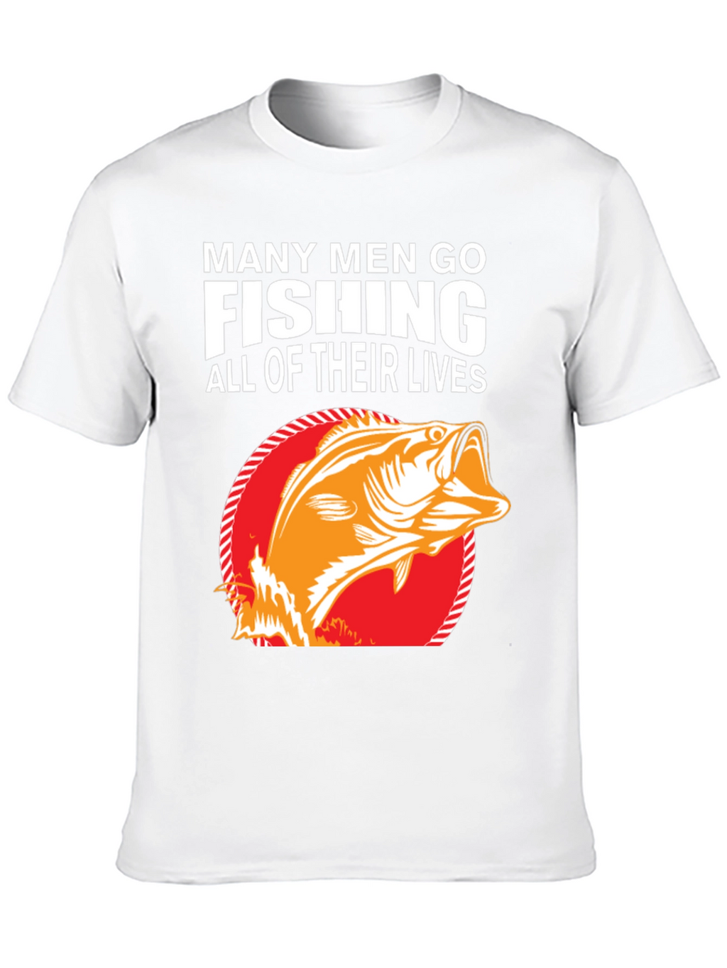 Fishing T-Shirt - Many Men Go Fishing