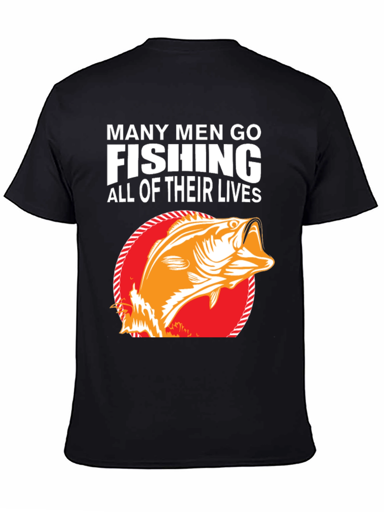 Fishing T-Shirt - Many Men Go Fishing