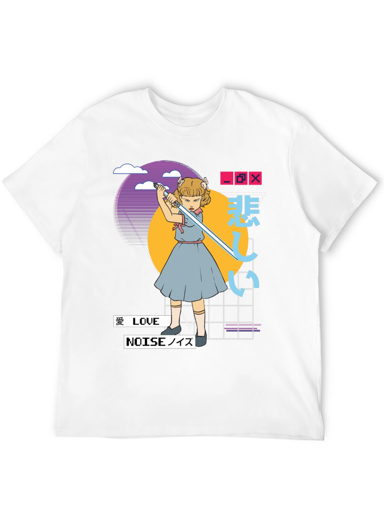 Synthwave Aesthetic T-Shirt - Edgy Vaporwave Tee