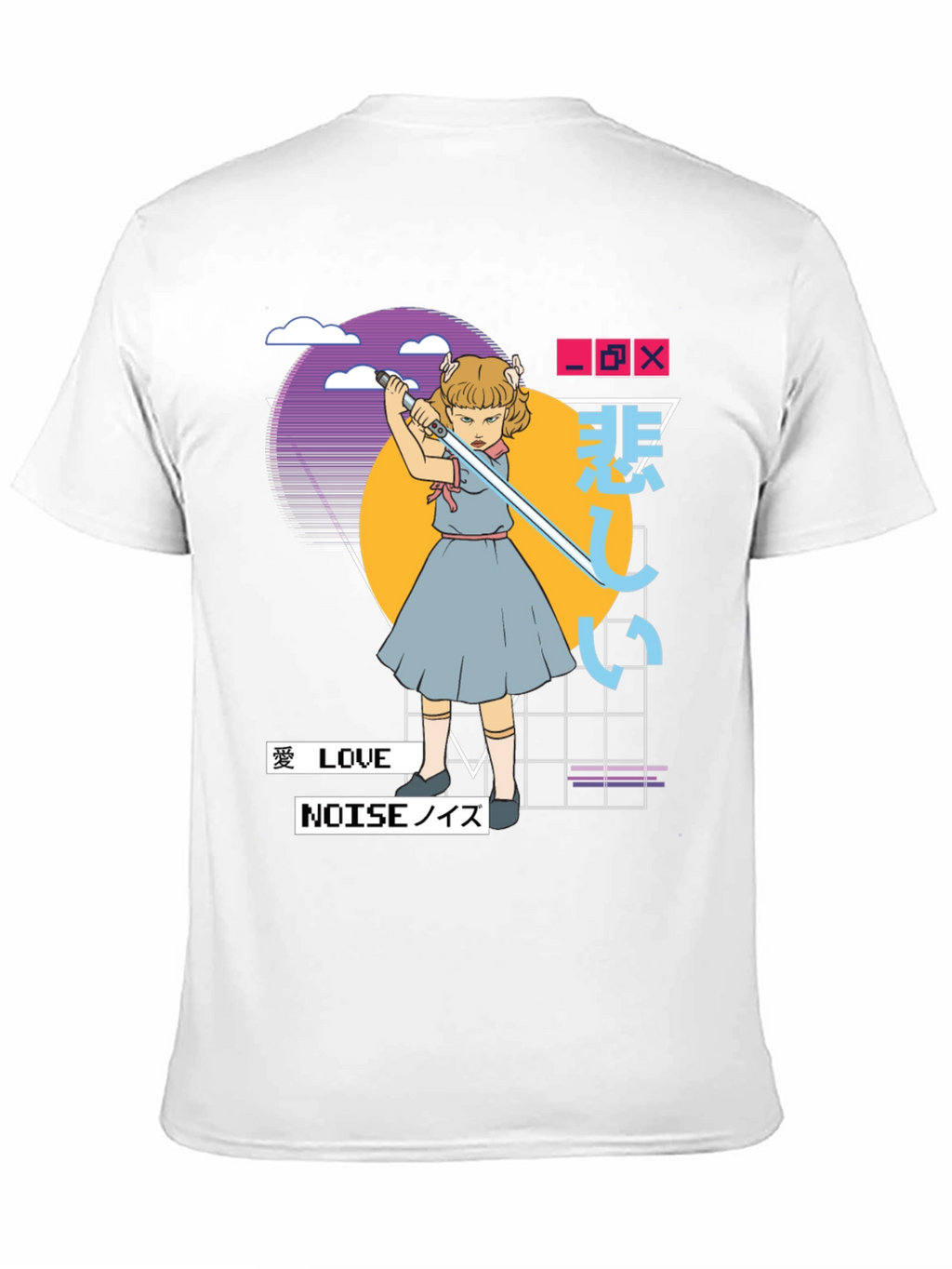 Synthwave Aesthetic T-Shirt - Edgy Vaporwave Tee