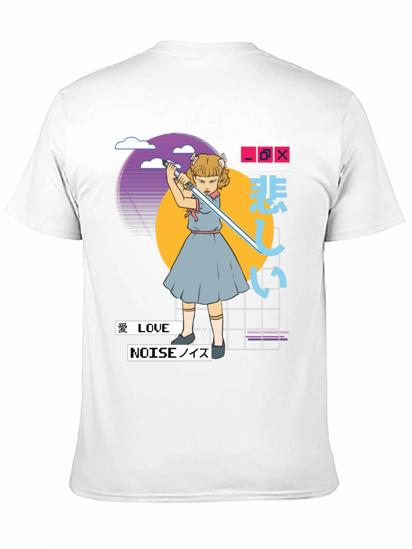 Synthwave Aesthetic T-Shirt - Edgy Vaporwave Tee