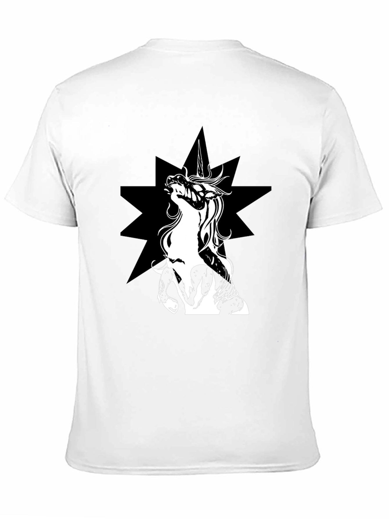 Unicorn Star Black T-Shirt