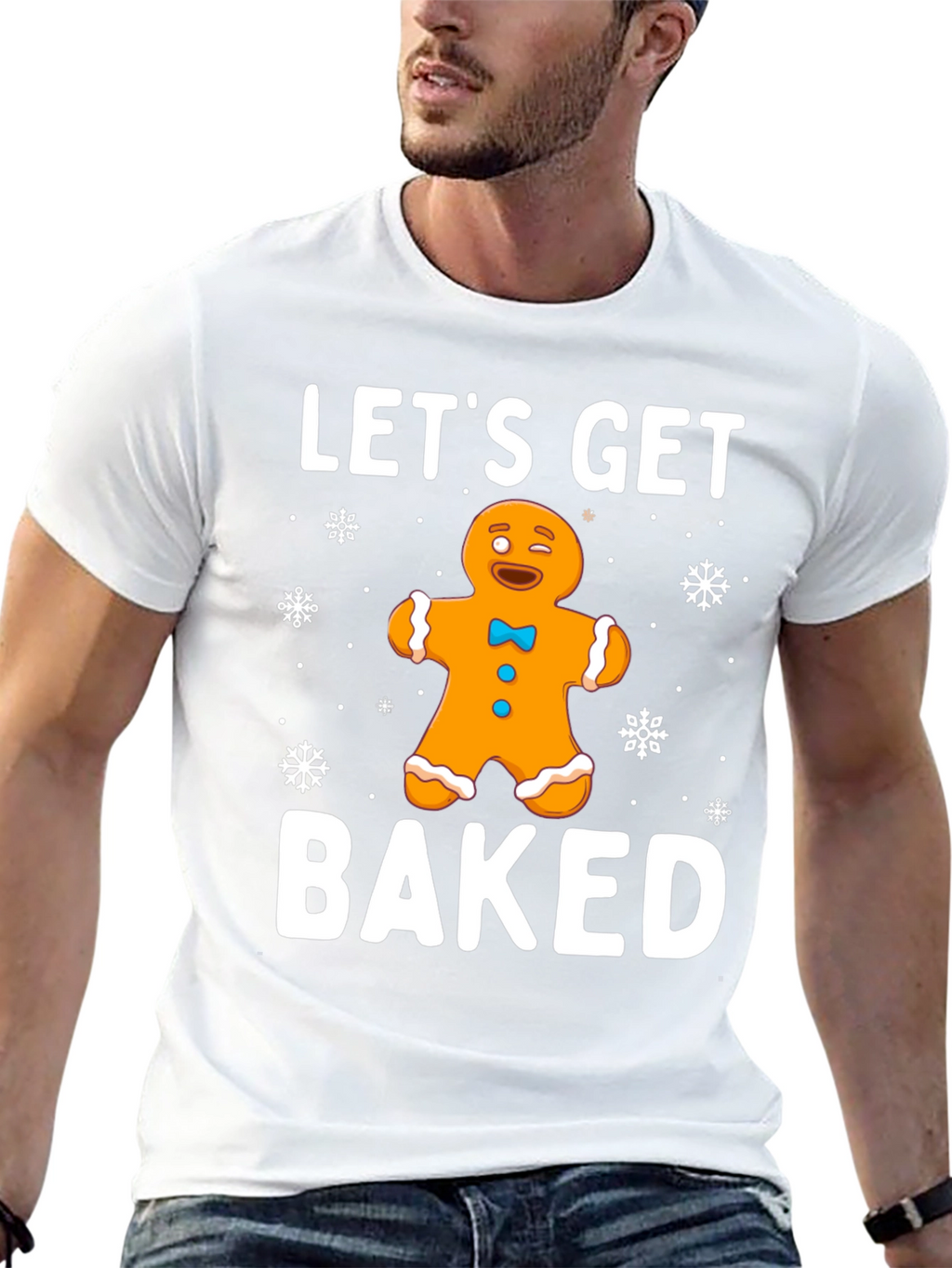 Lets Get Baked Gingerbread Holiday T-Shirt