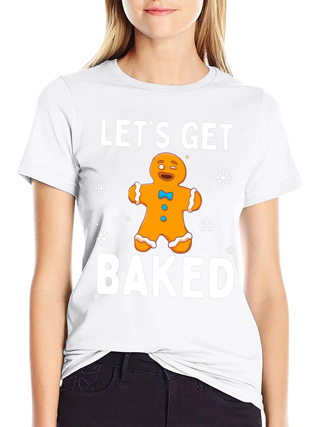Lets Get Baked Gingerbread Holiday T-Shirt