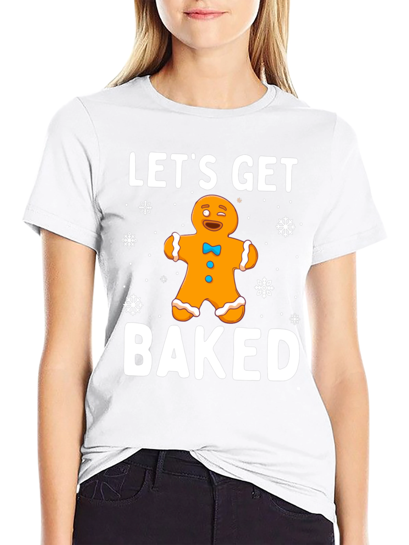 Lets Get Baked Gingerbread Holiday T-Shirt