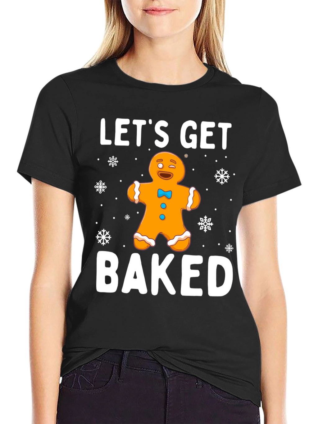 Lets Get Baked Gingerbread Holiday T-Shirt