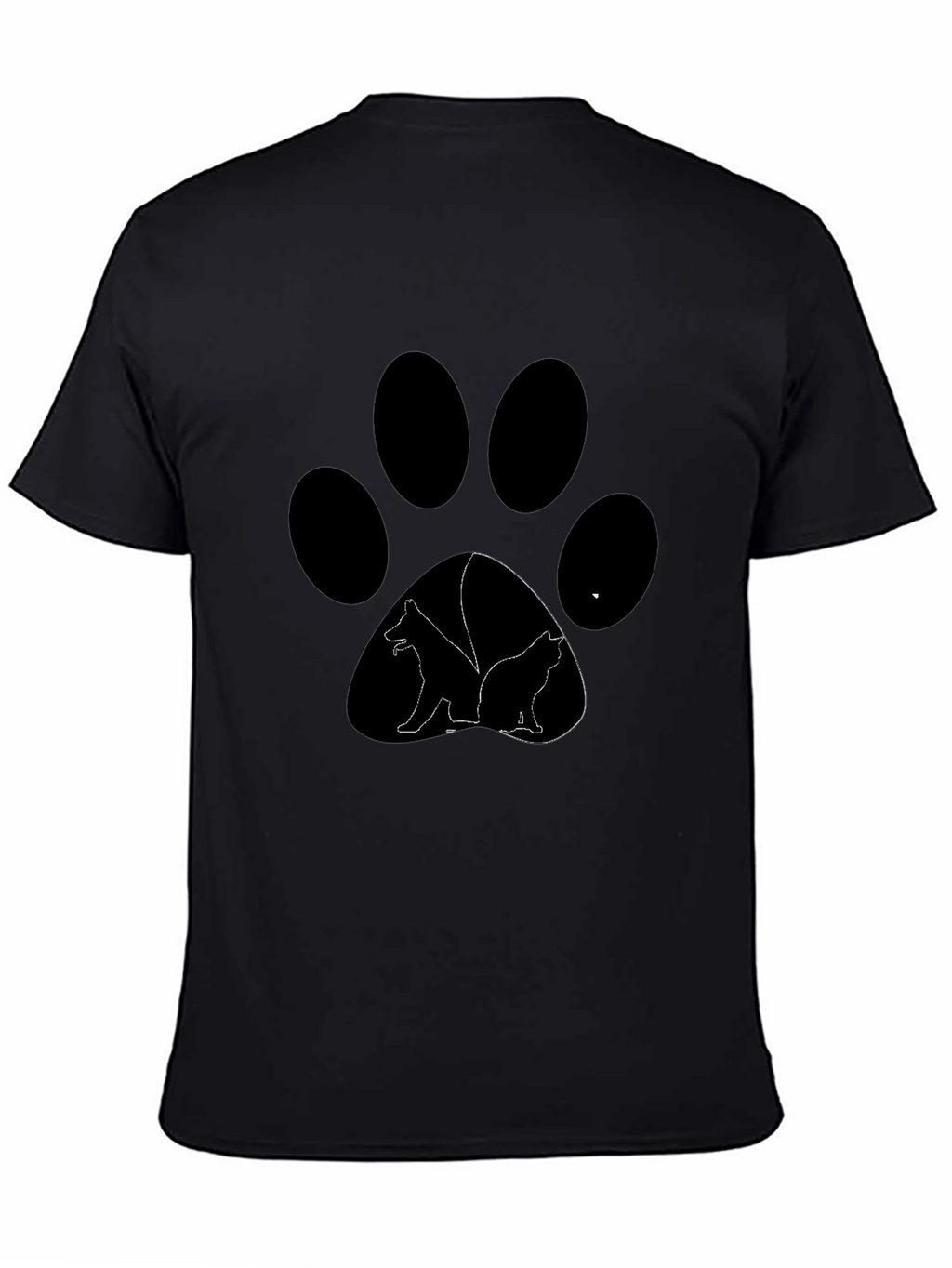 Dog & Cat Paw Print T-Shirt