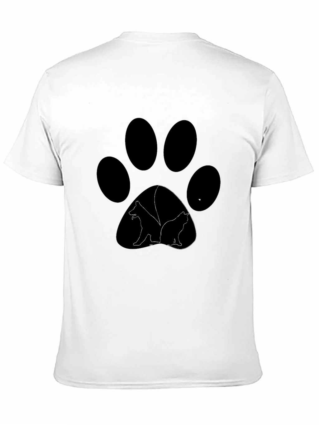 Dog & Cat Paw Print T-Shirt