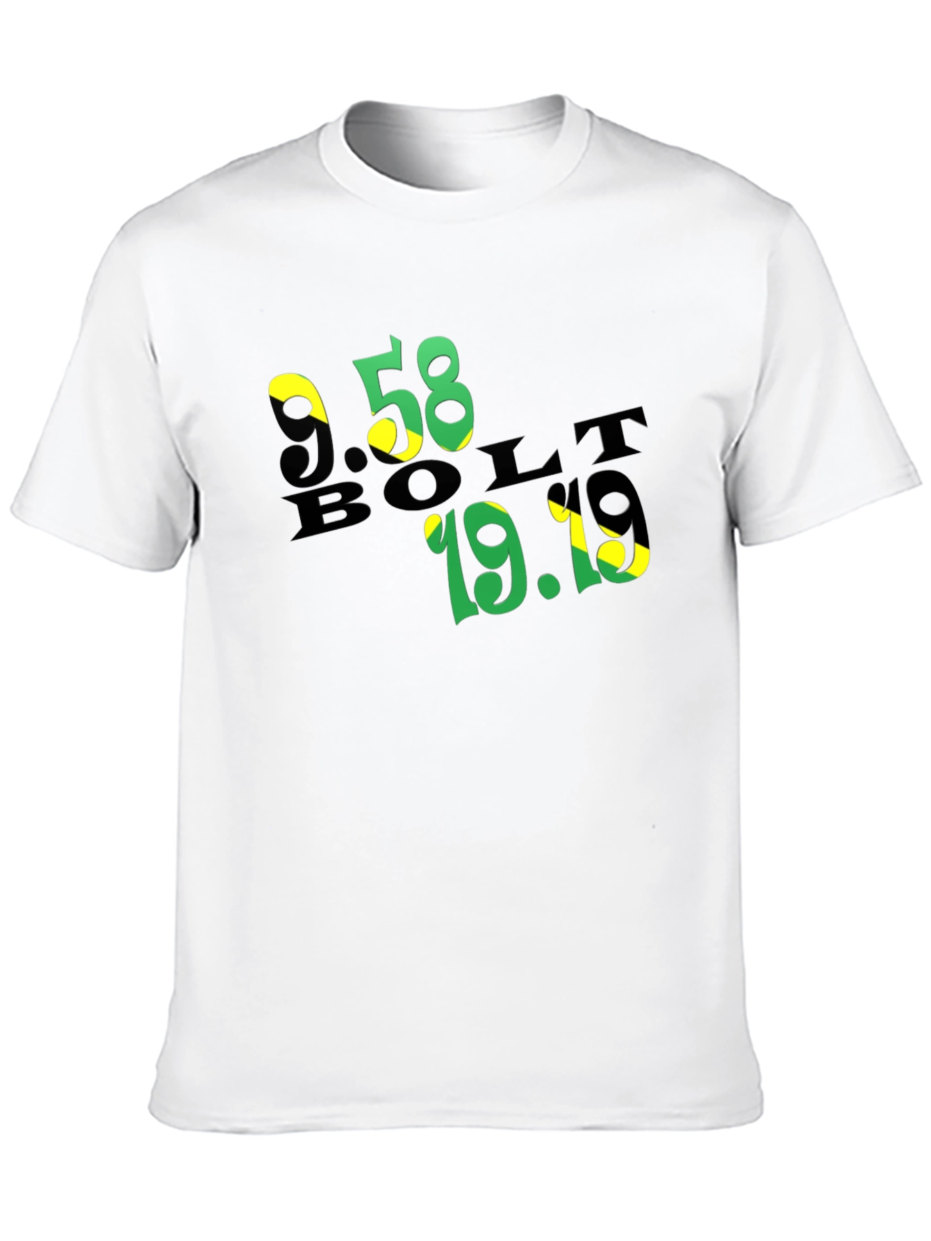 Usain Bolt Tribute Tee - Jamaica Colors