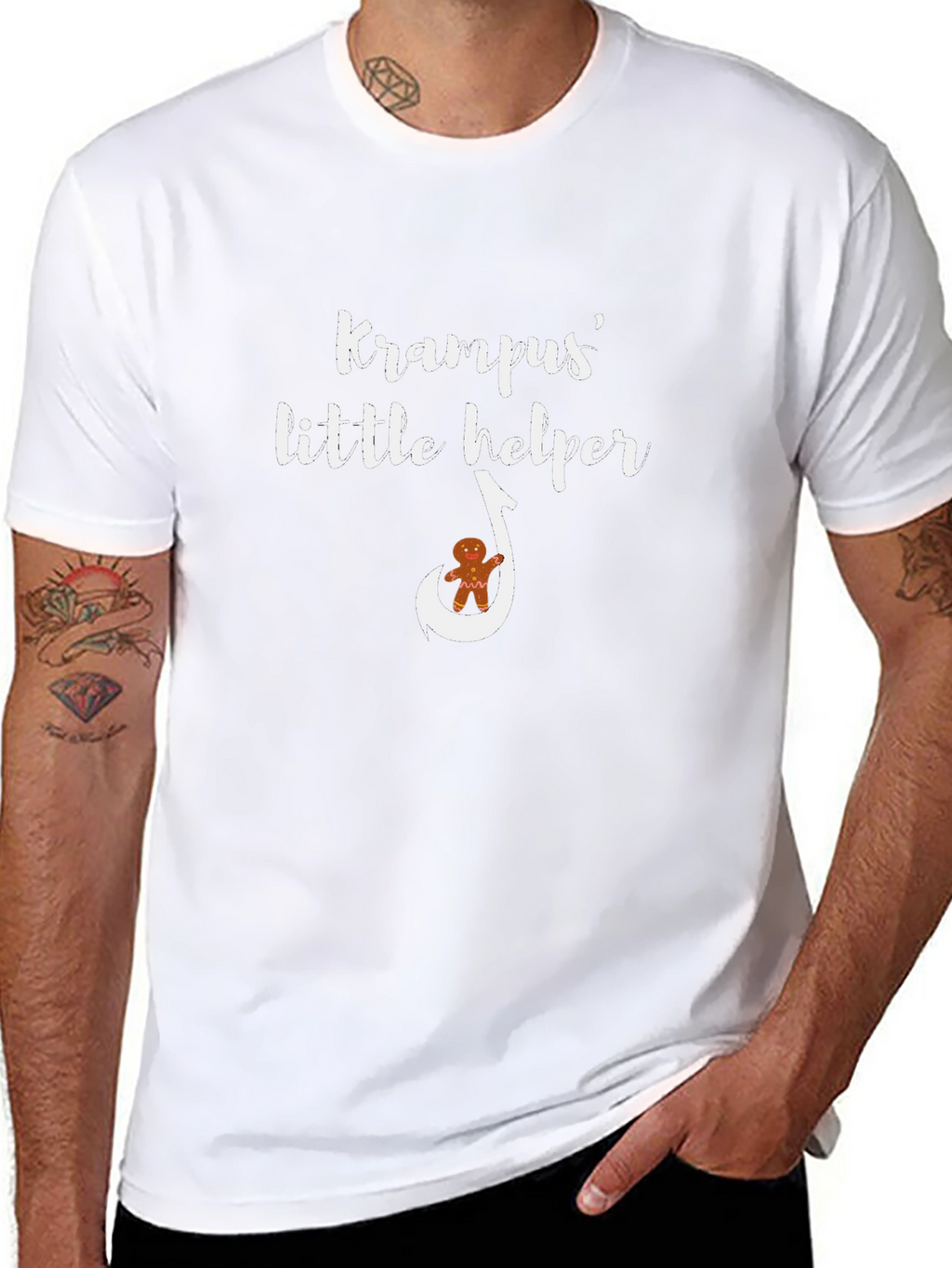 Krampus Little Helper Gingerbread T-Shirt