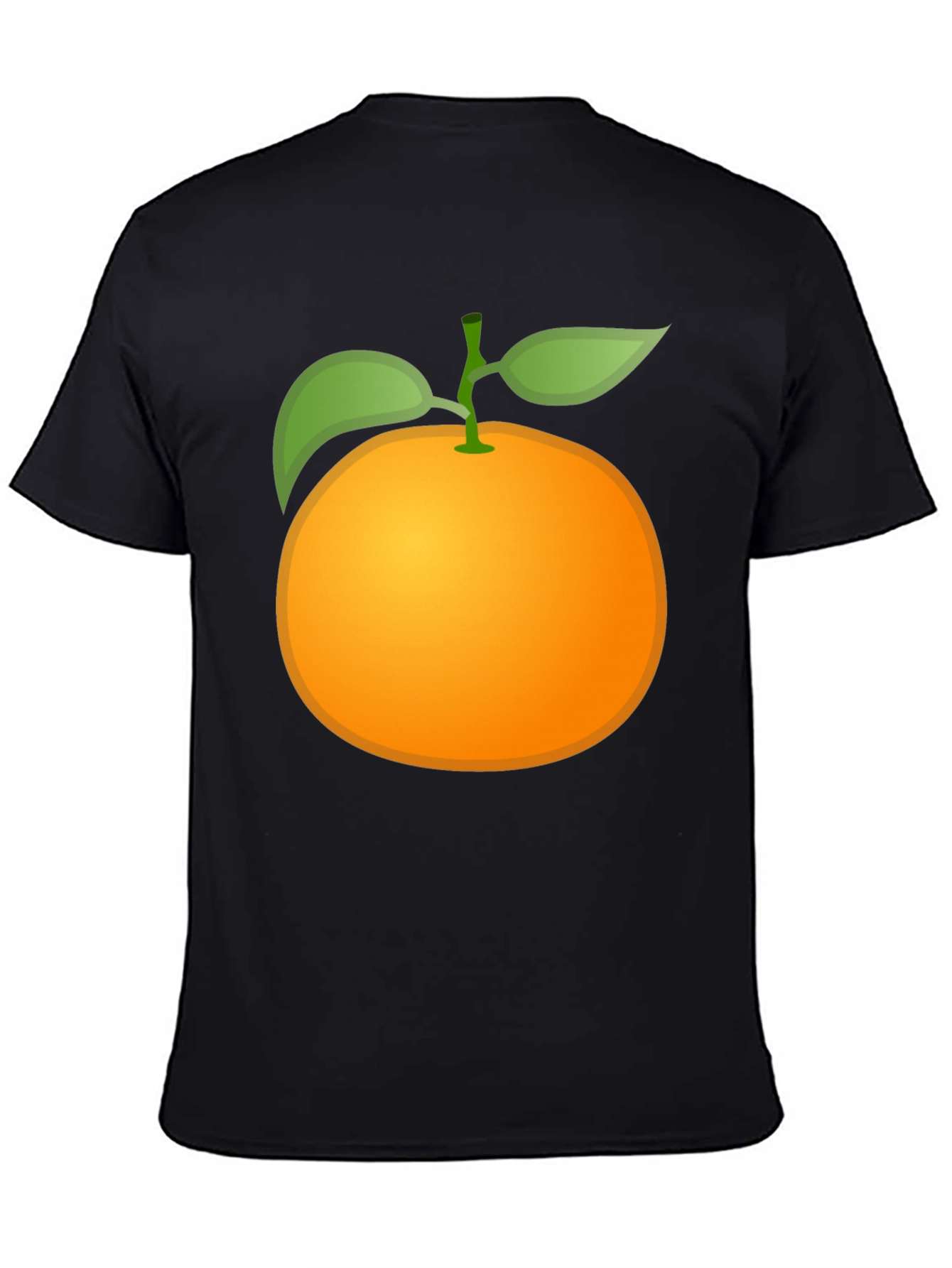 Orange Graphic Tee - Quirky Fruit T-Shirt