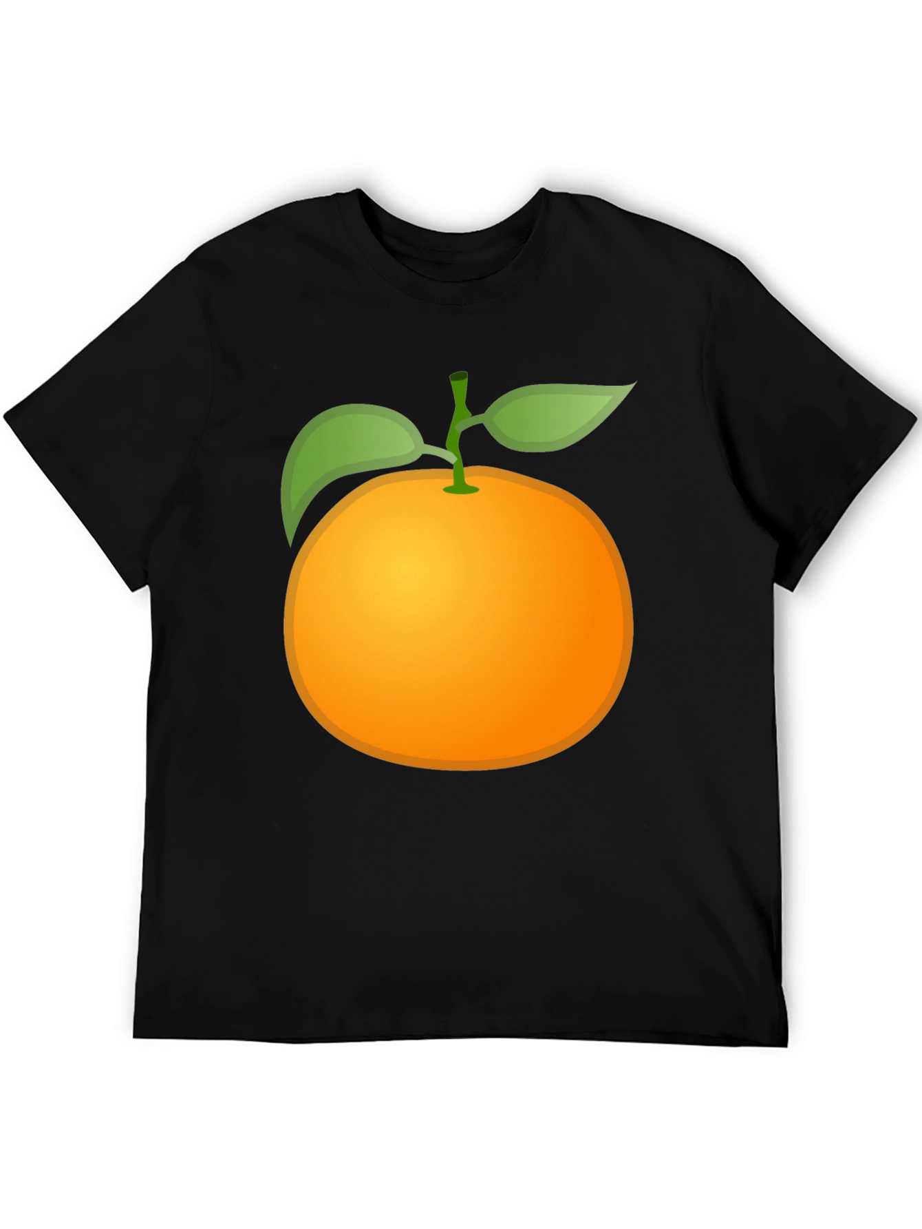 Orange Graphic Tee - Quirky Fruit T-Shirt