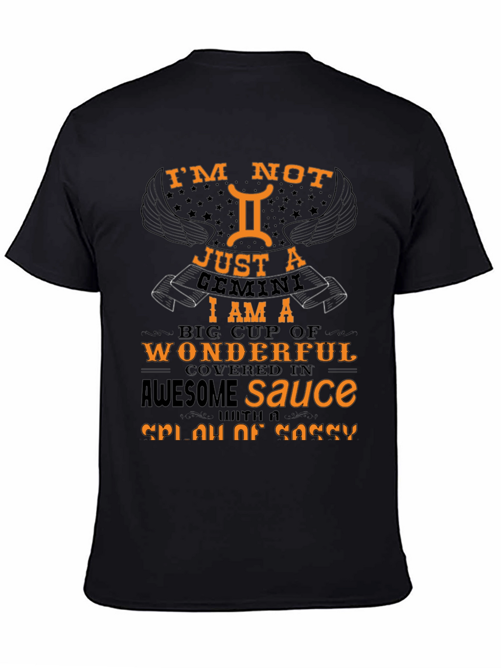 Im Not Just A Gemini Black T-Shirt