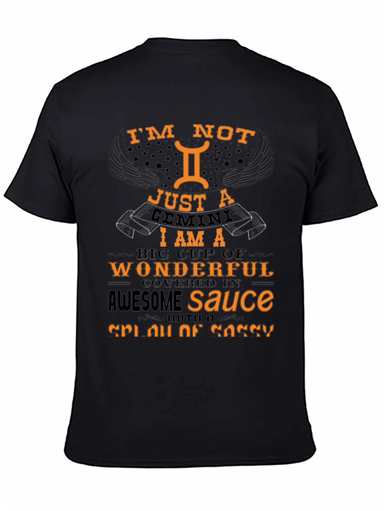 Im Not Just A Gemini Black T-Shirt