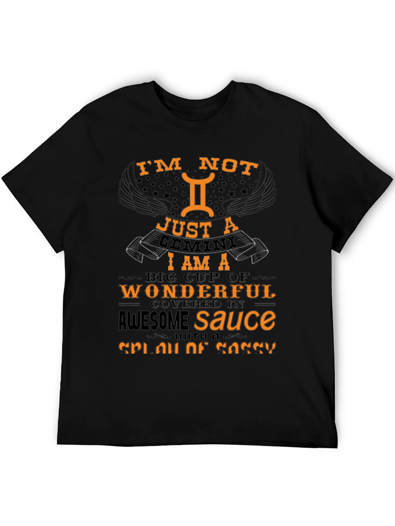 Im Not Just A Gemini Black T-Shirt