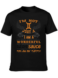 Im Not Just A Gemini Black T-Shirt