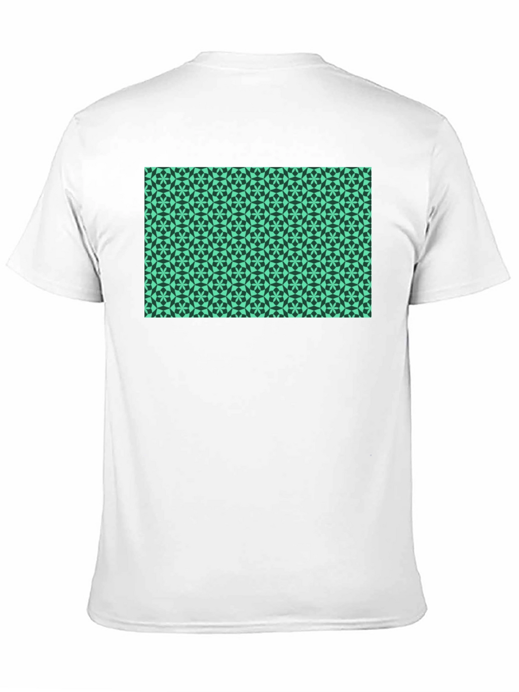 Geometric Print Black T-Shirt