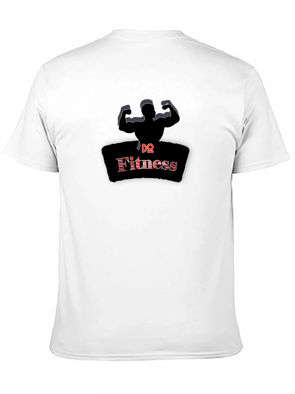 DQ Fitness Black Graphic Tee