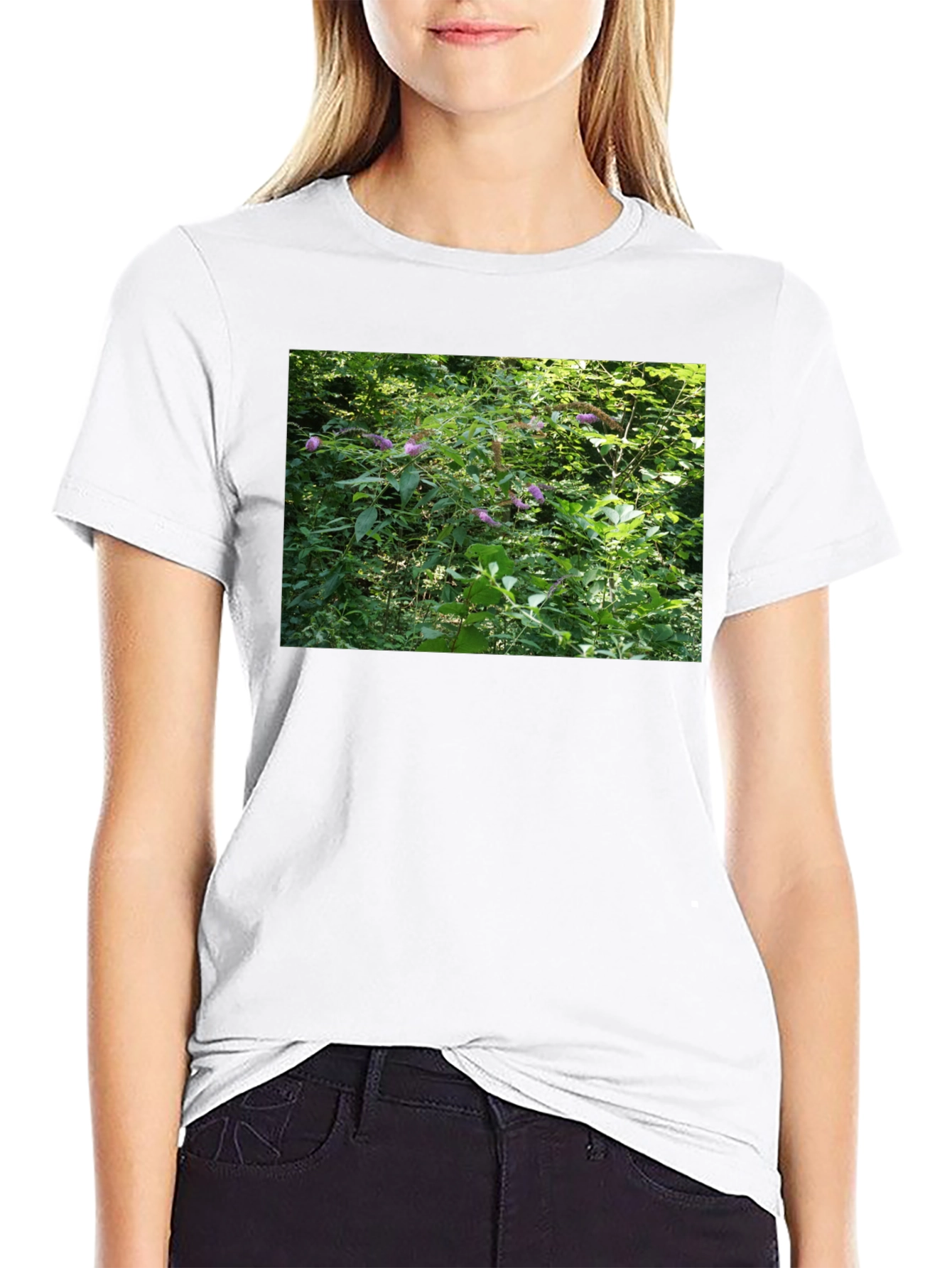 Nature Scene T-Shirt - Black