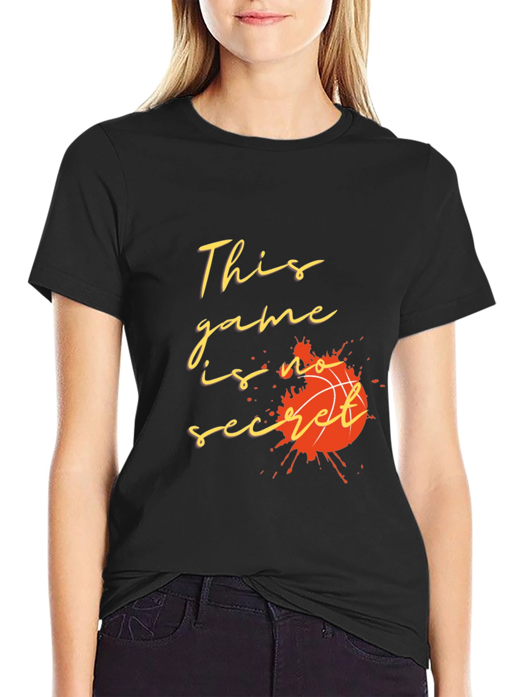 Basketball Graphic Tee - This Game is No Secret