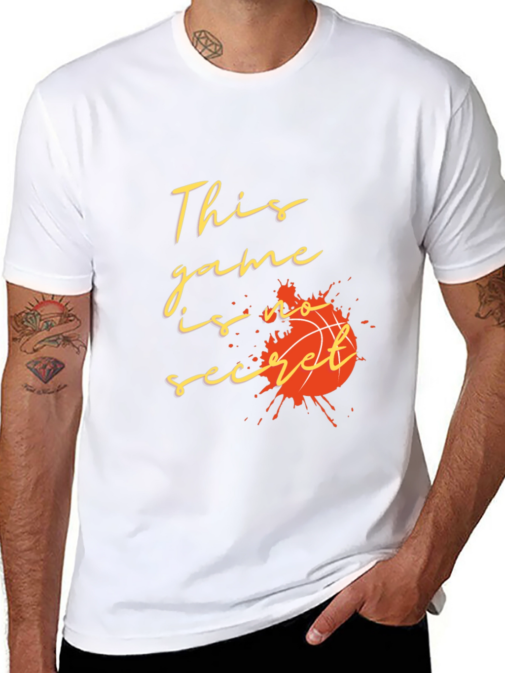 Basketball Graphic Tee - This Game is No Secret