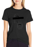 Mens Graphic Tee - Crying Statue Design