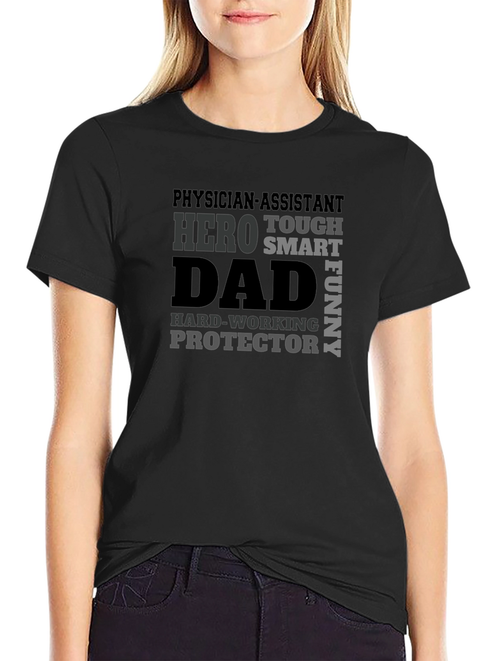 Physician Assistant Dad T-Shirt - Hero Smart Funny