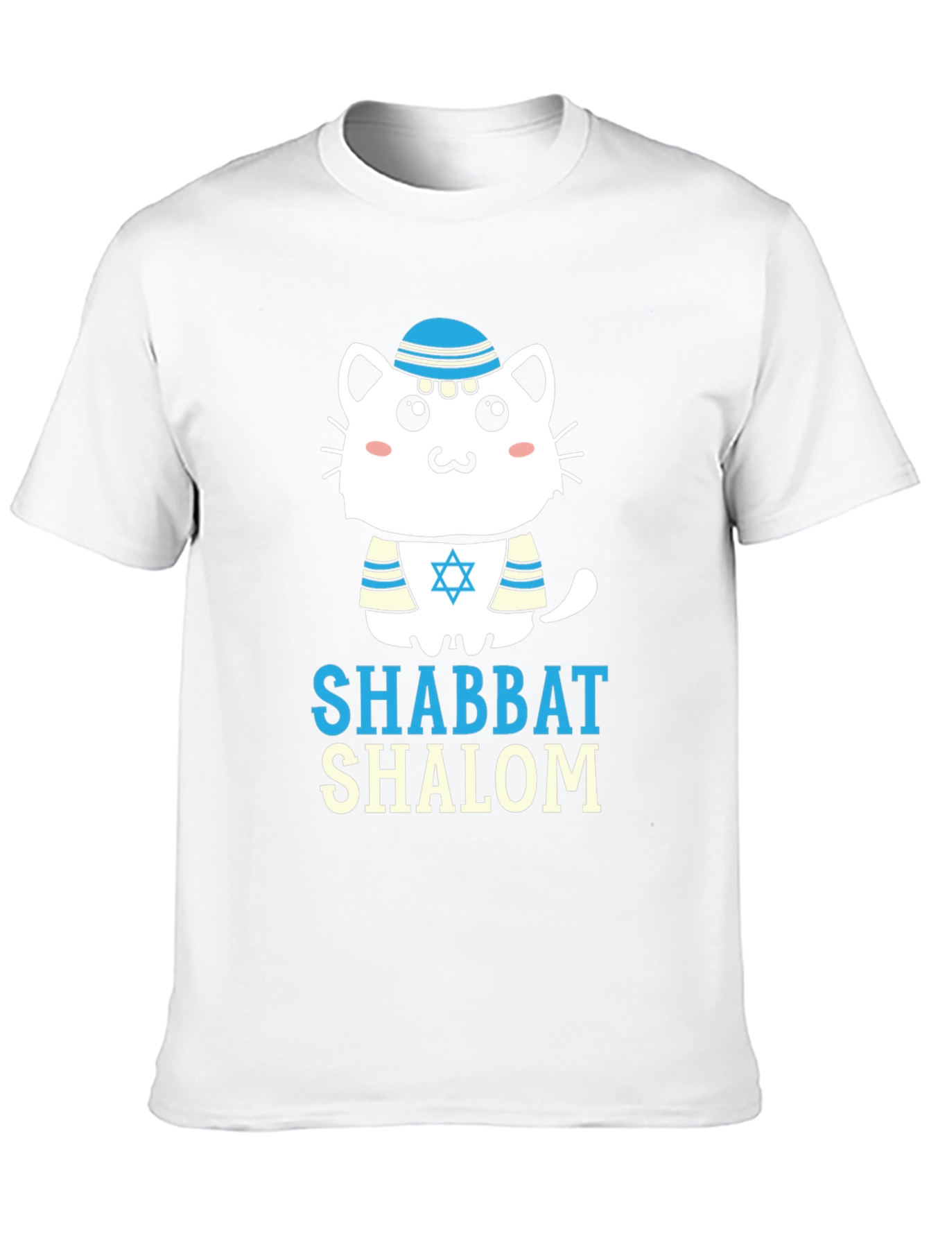 Shabbat Shalom Cat T-Shirt
