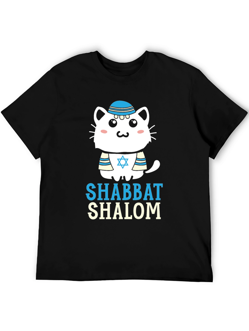 Shabbat Shalom Cat T-Shirt