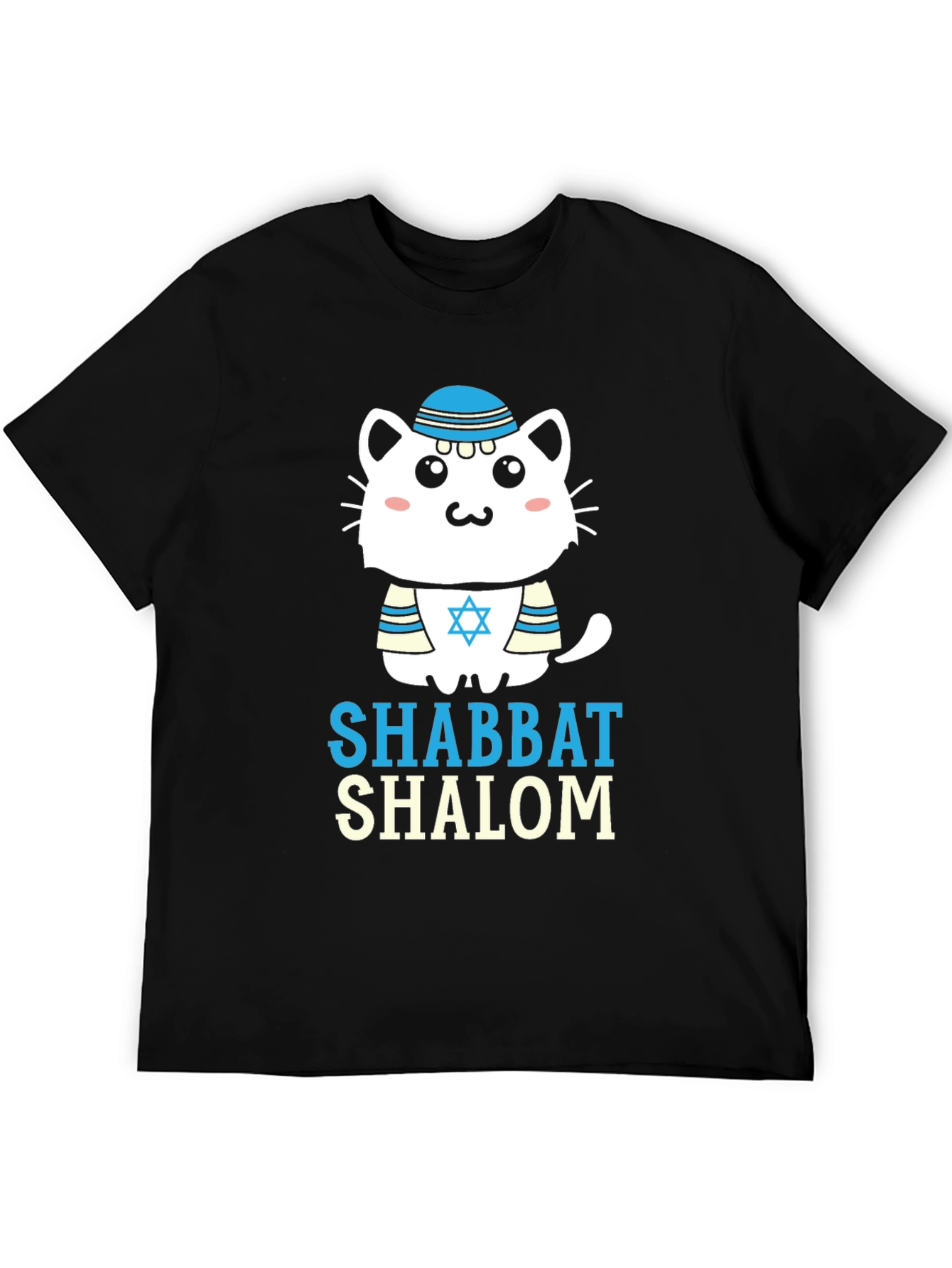 Shabbat Shalom Cat T-Shirt