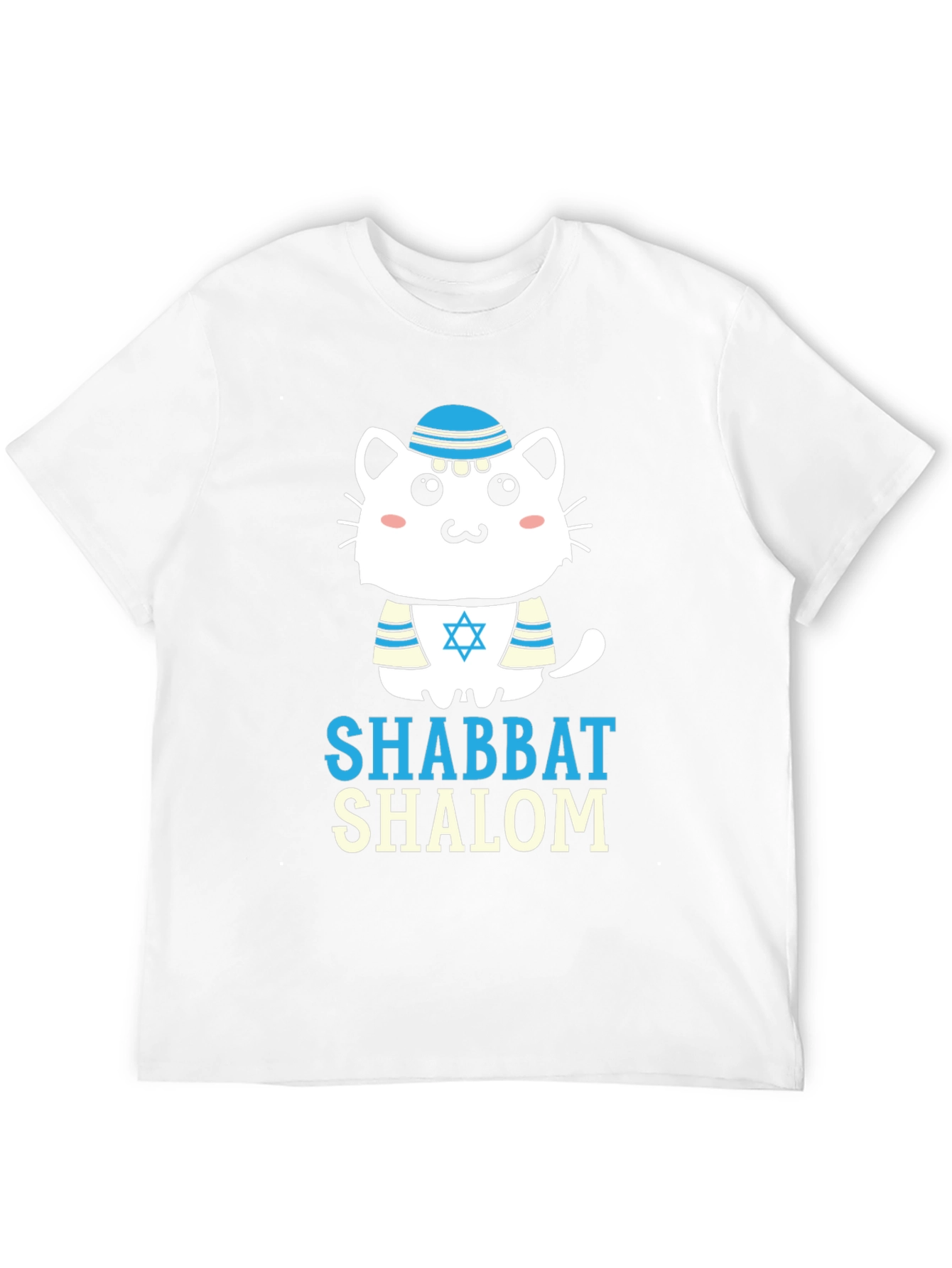 Shabbat Shalom Cat T-Shirt