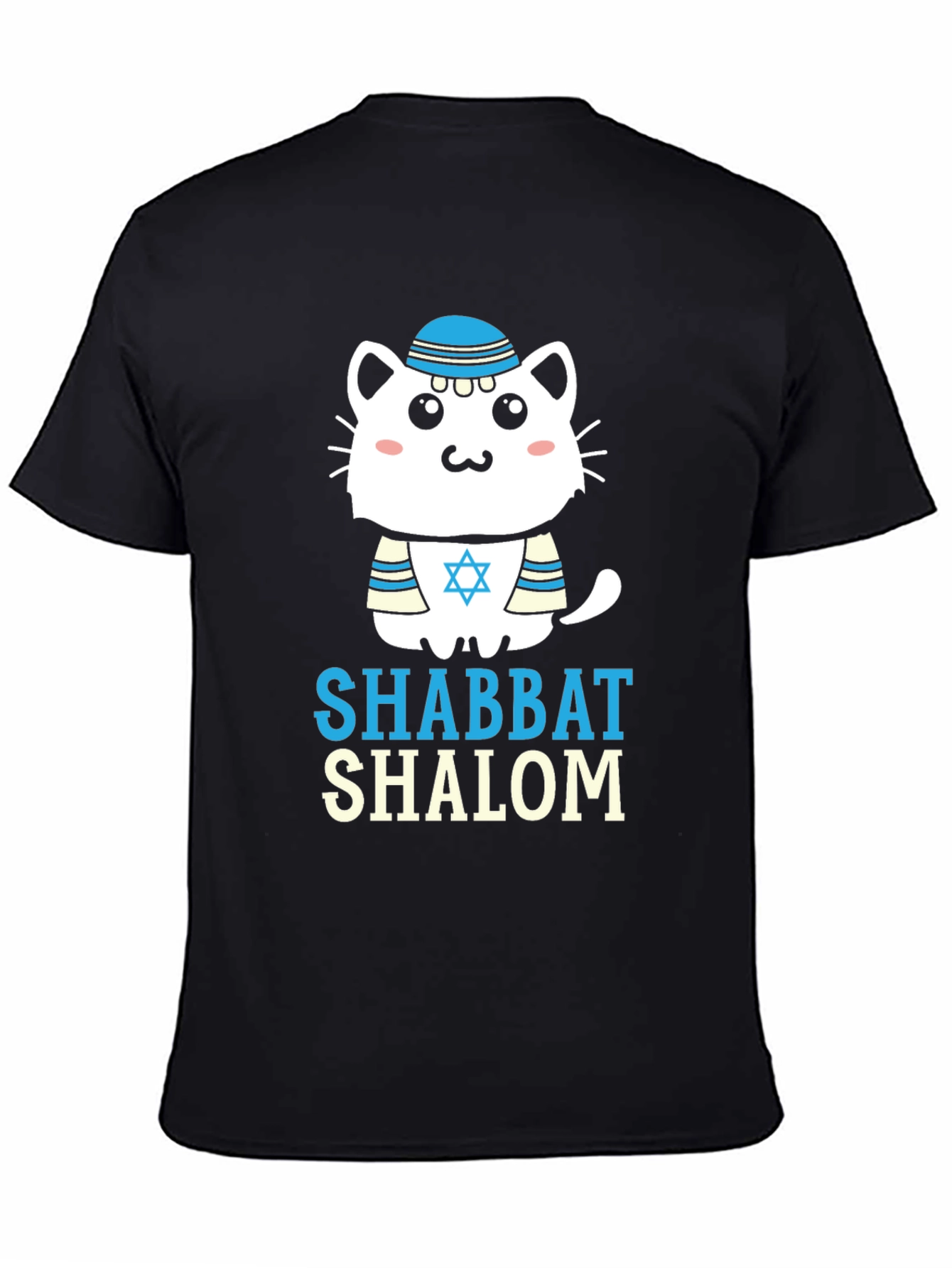 Shabbat Shalom Cat T-Shirt