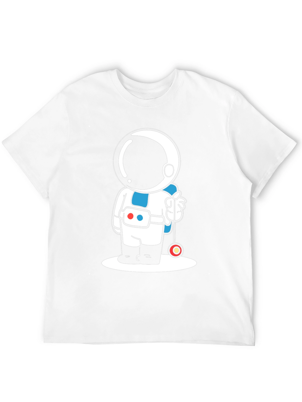 Astronaut Yo-Yo Graphic Tee - Black