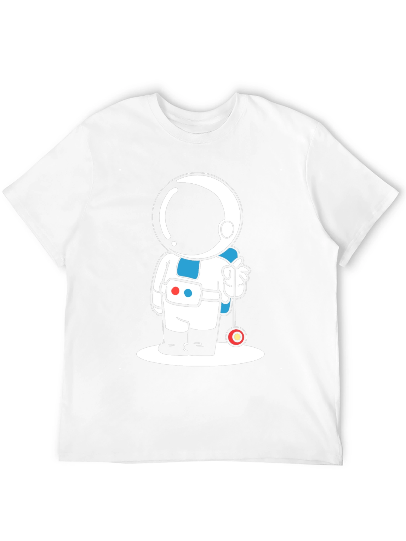 Astronaut Yo-Yo Graphic Tee - Black