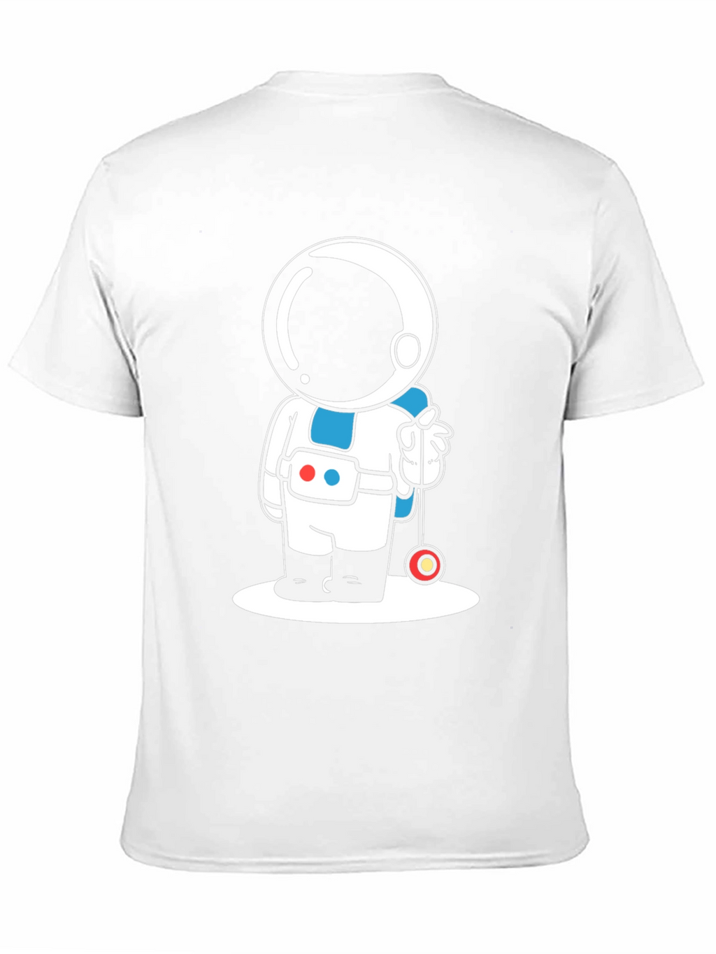 Astronaut Yo-Yo Graphic Tee - Black