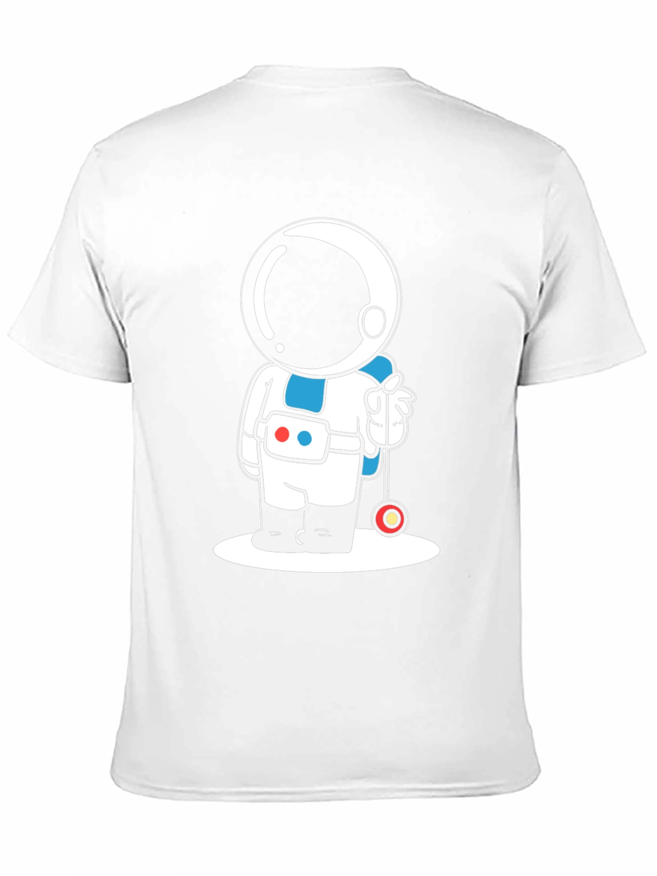 Astronaut Yo-Yo Graphic Tee - Black