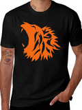Roaring Lion Graphic T-Shirt - Black
