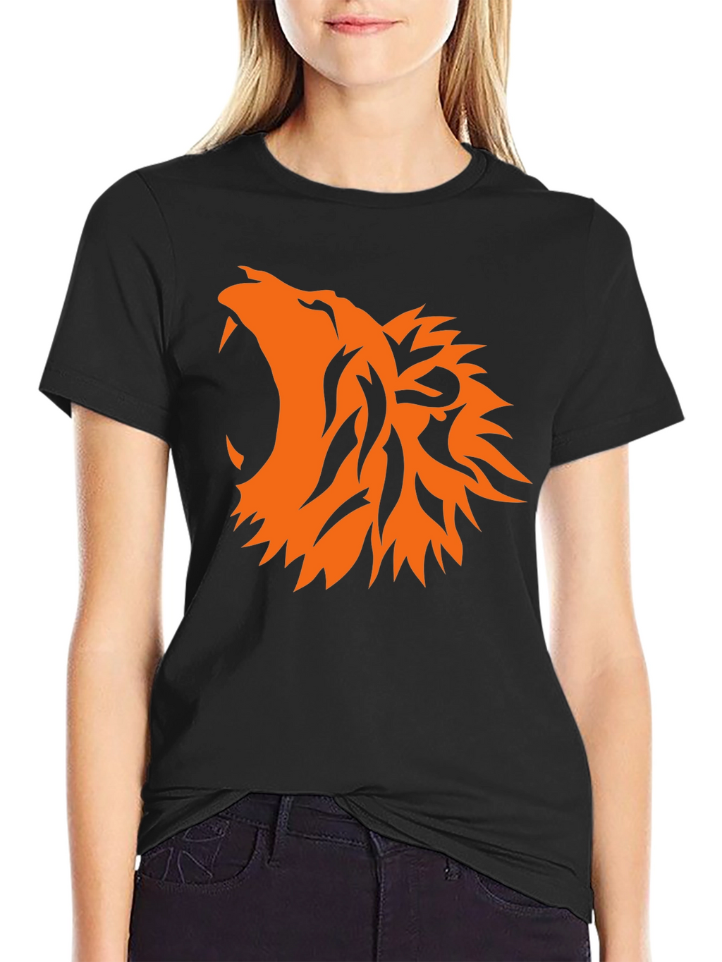 Roaring Lion Graphic T-Shirt - Black
