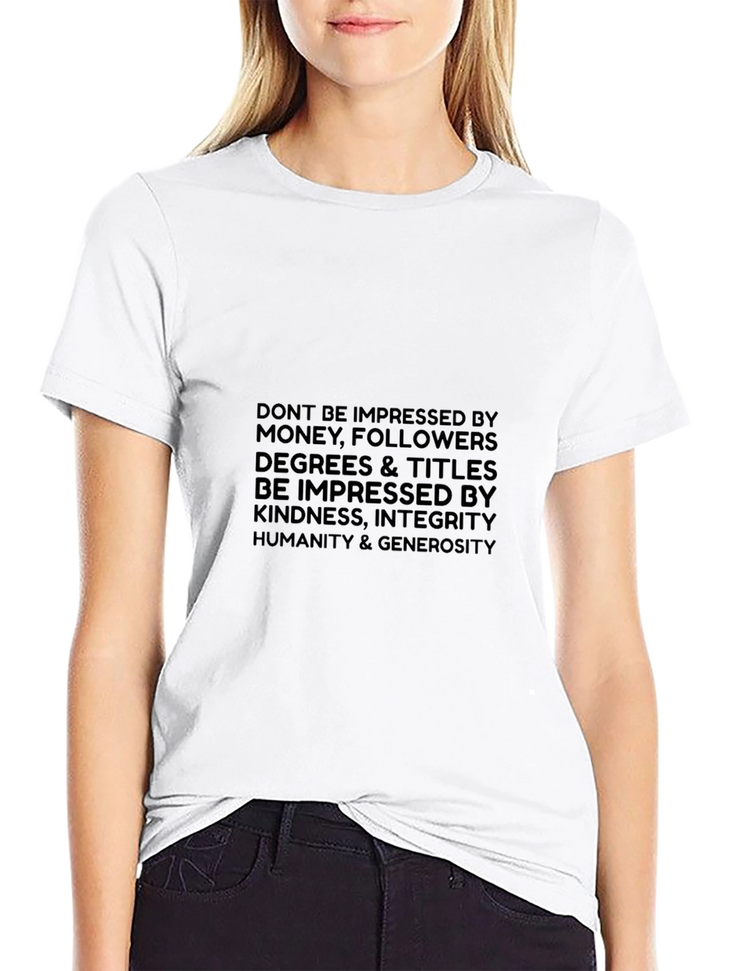 Inspirational Quote Graphic T-Shirt