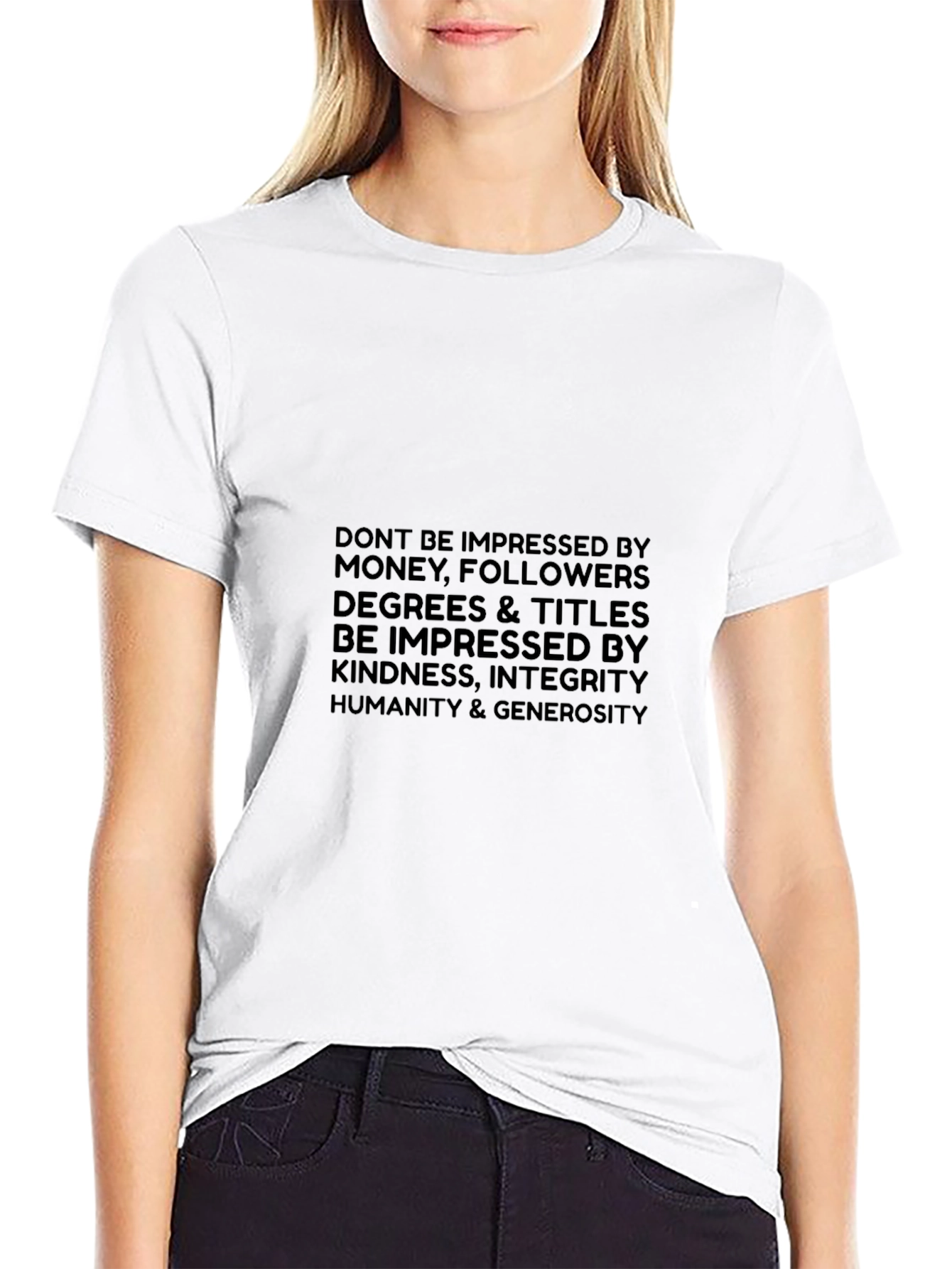 Inspirational Quote Graphic T-Shirt