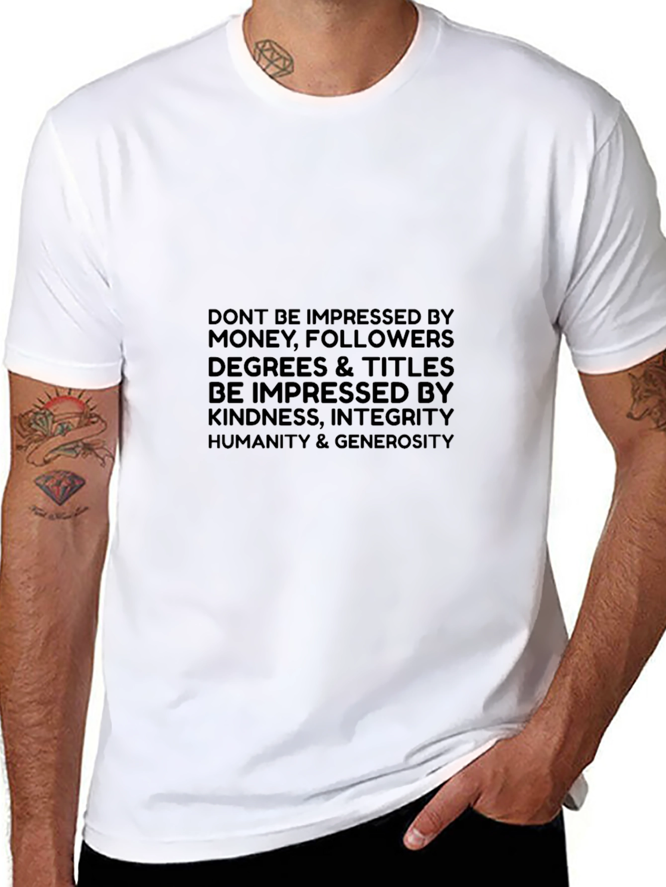 Inspirational Quote Graphic T-Shirt