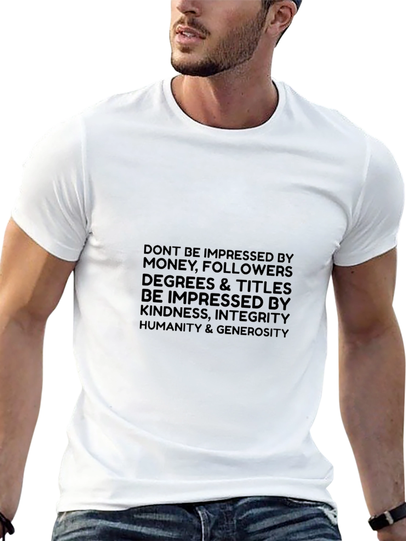 Inspirational Quote Graphic T-Shirt