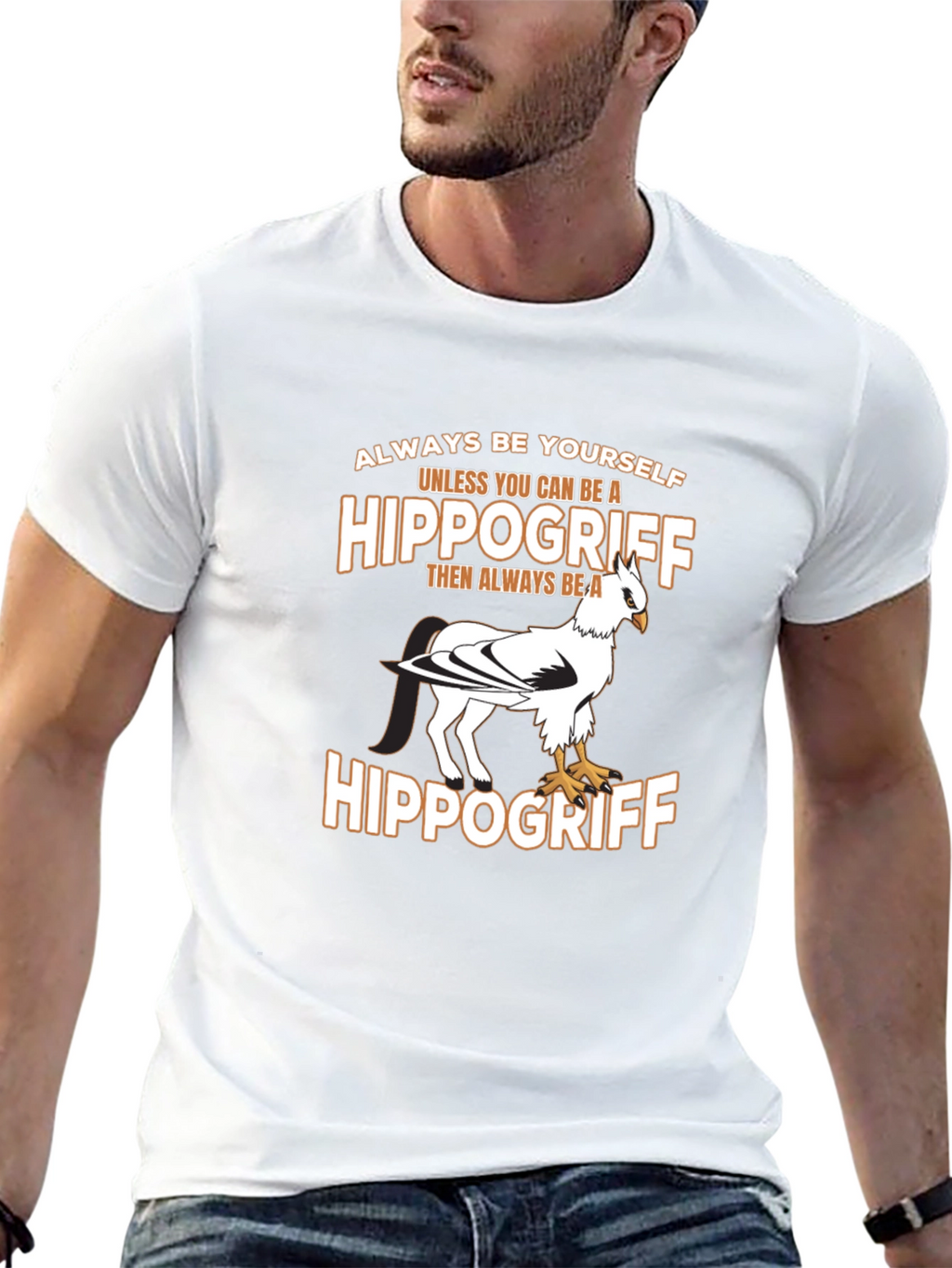 Hippogriff Graphic T-Shirt - Always Be Yourself
