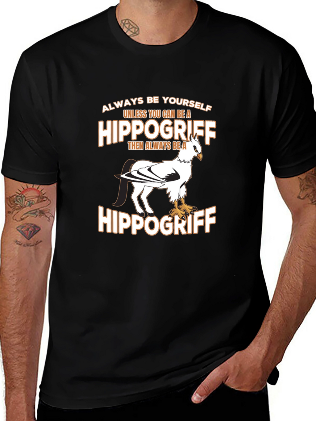Hippogriff Graphic T-Shirt - Always Be Yourself