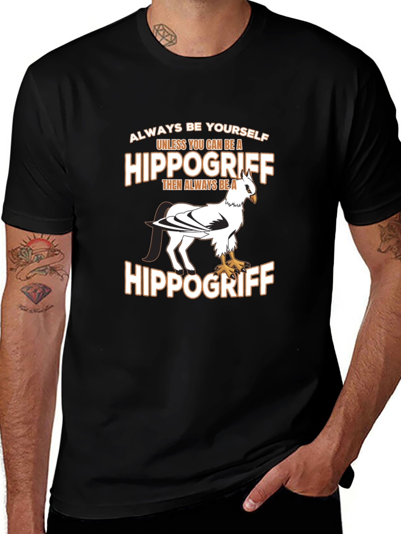 Hippogriff Graphic T-Shirt - Always Be Yourself